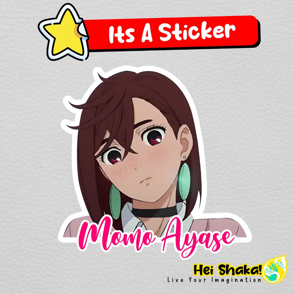 

Stiker Momo Ayase Dan Da Dan Anime Manga Sticker Vinyl Bahan Anti Air