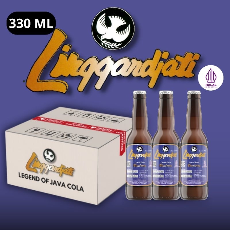 

Limun Linggarjati Blueberry 24 botol | Minuman Soda Jadul linggardjati 330ml halal termurah