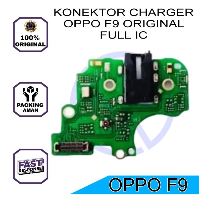 KONEKTOR CHARGER OPPO F9 ORIGINAL FULL IC / PAPAN CAS OPPO F9 ORIGINAL