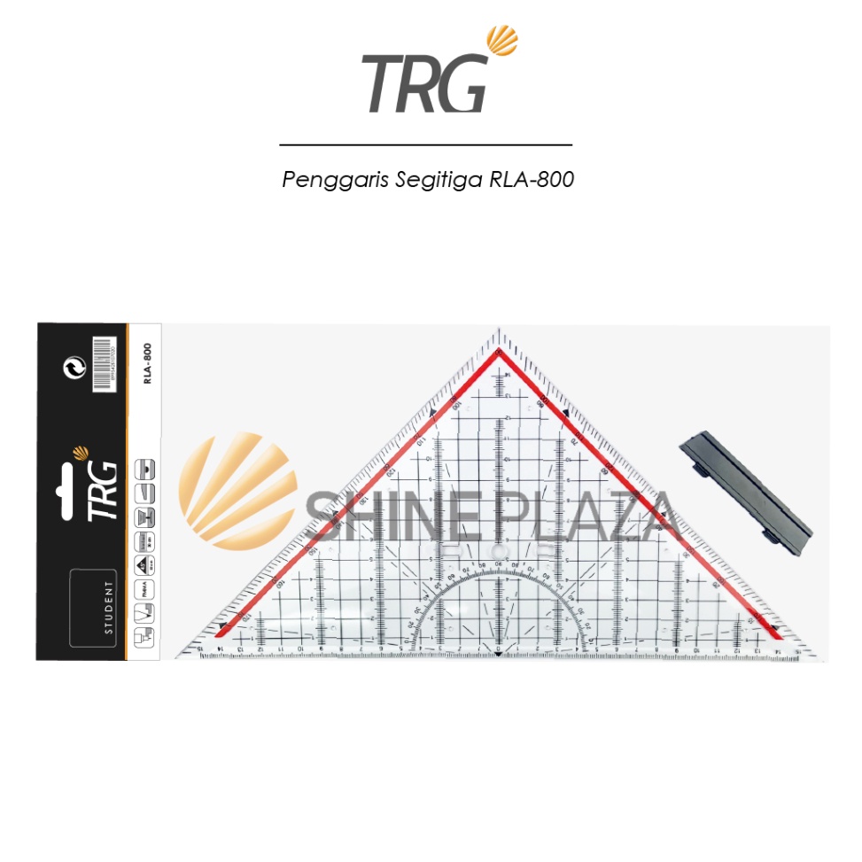 

KODE I4G5 TRG Triangle Acrylic Ruler RLA8 3cm Penggaris Segitiga Pegangan Besar Akrilik Mahasiswa Teknik Design Arsitek 3 cm