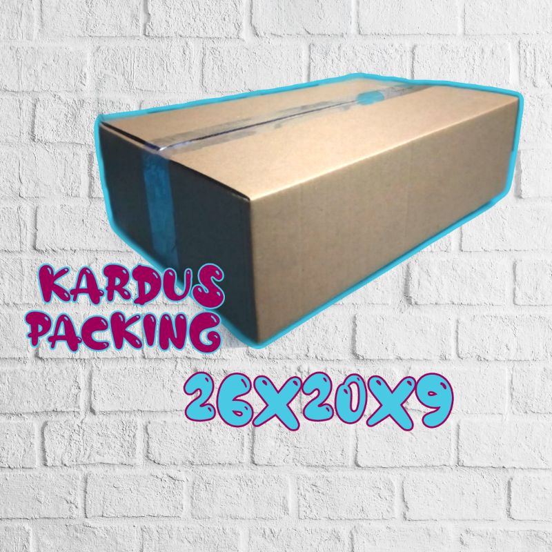 

kardus packing UK 26x20x9 kardus besar kardus kecil