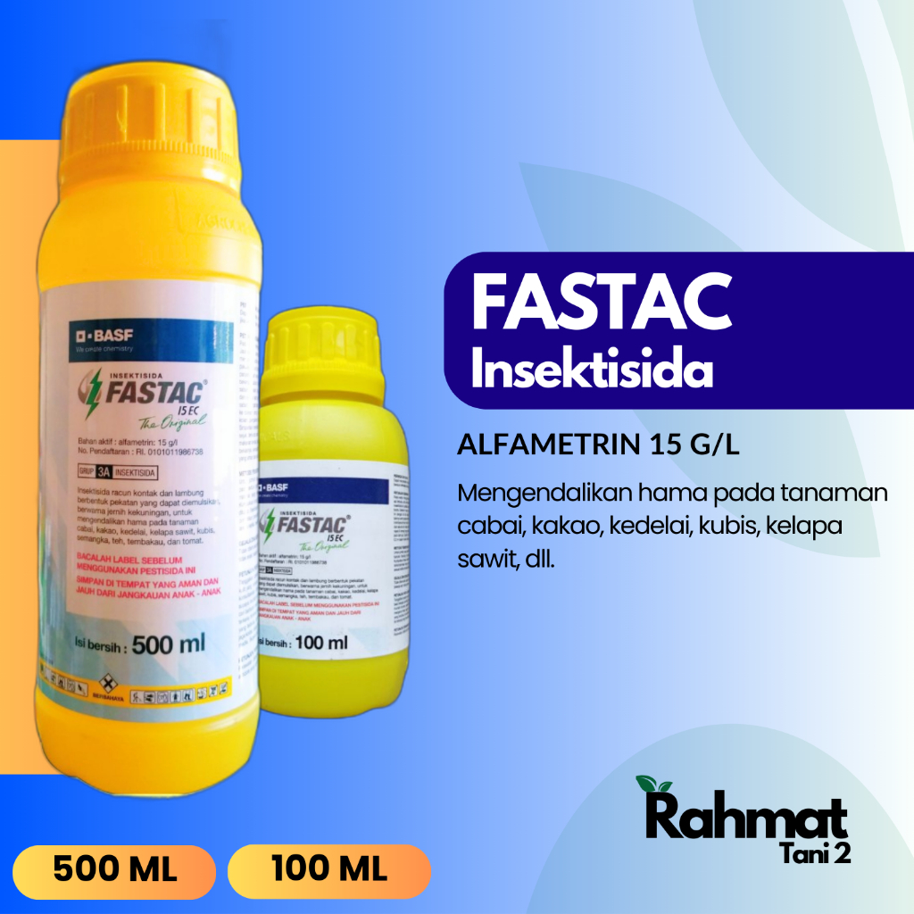 FASTAC - Insektisida Pembasmi Hama pada Tanaman Cabai, Kelapa Sawit, dll (100 ml, 500 ml)