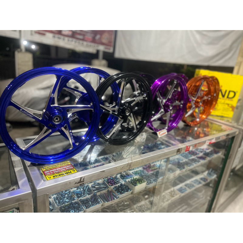 VELG VND KZR RING 14 MATIC HONDA DAN YAMAHA.VARIO 125/150 OLD/NEW,BEAT,SCOPY, SPACY,MIO SPORTY, MIO 