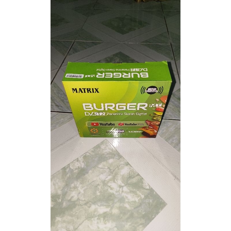 STB Set Top Box Matrix Burger MT Grosir 3 Pcs