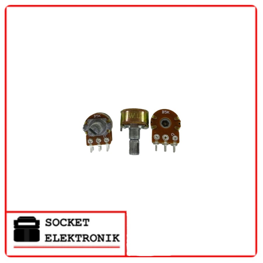 Potensiometer Stereo Potensio Stereo 5K 5 K Ohm
