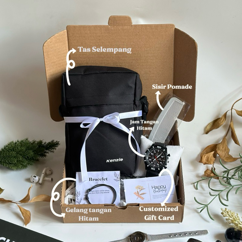 Kadodibox (SM1) Paket Kado Cowok Aesthetic Bermanfaat Kado Ulang Tahun Kado Wisuda Kado Anniv Weddin