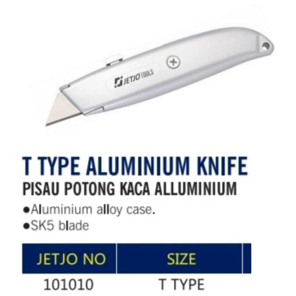 

(101010) Pisau Cutter Aluminium Knife T Type ORIGINAL/JETJO TOOLS