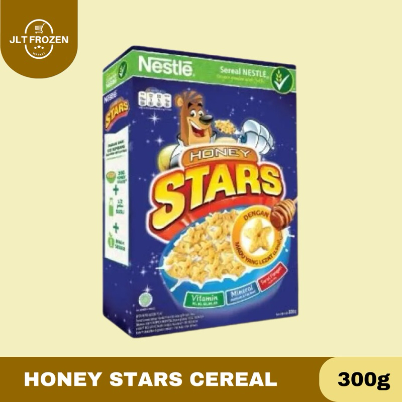 

Nestle Honey Stars Cereal Sereal / Sereal Bintang Lapis Madu Box - 300g