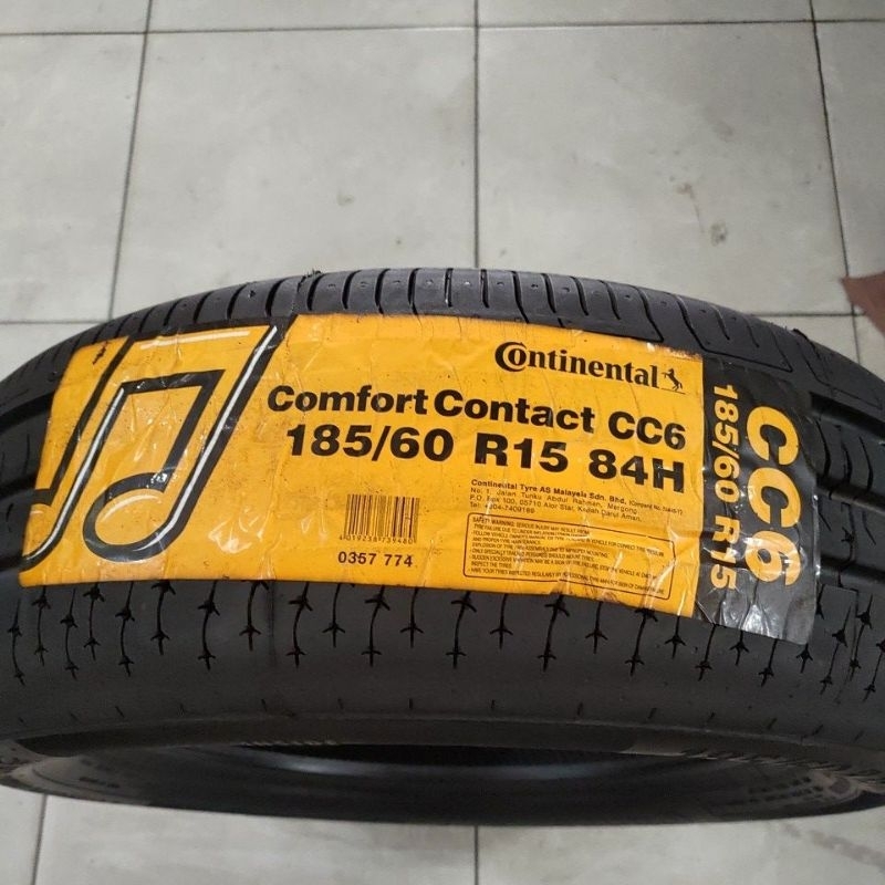 Ban Continental Comfort Contact CC6 185/60/R15 84H Tubeles