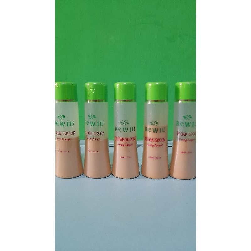 Rewiu Bedak Kocok Kuning Langsat 120ml ( PRODUCT ORI )