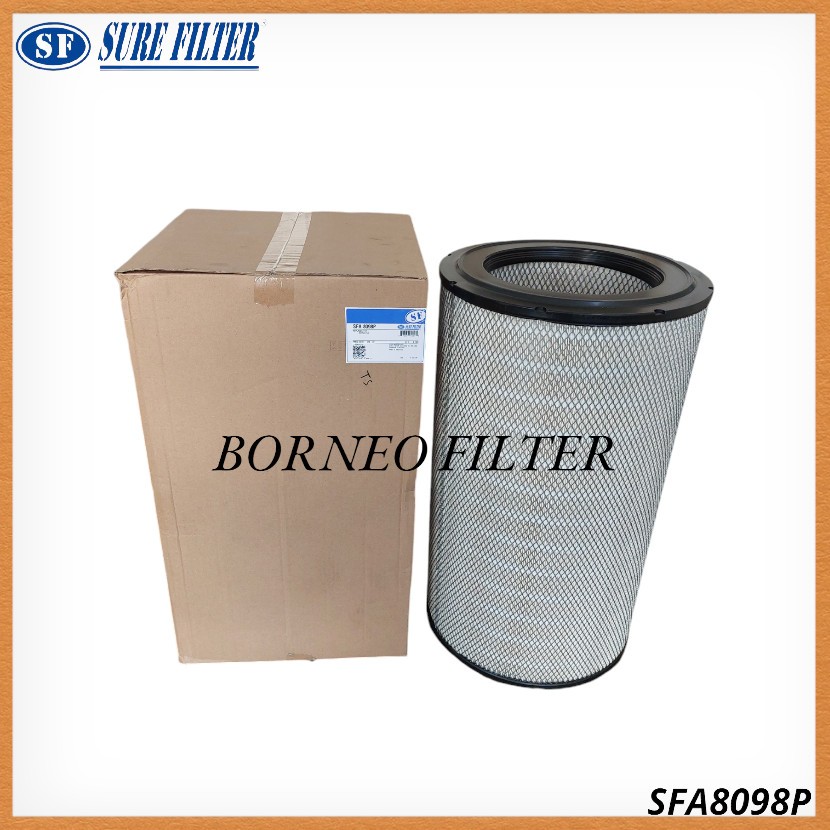 SFA8098P Sure Outer Air Filter Udara SEV551F1/4 RS4989 AF26207 A-8686 A8686 P781098  CH11038 1606663