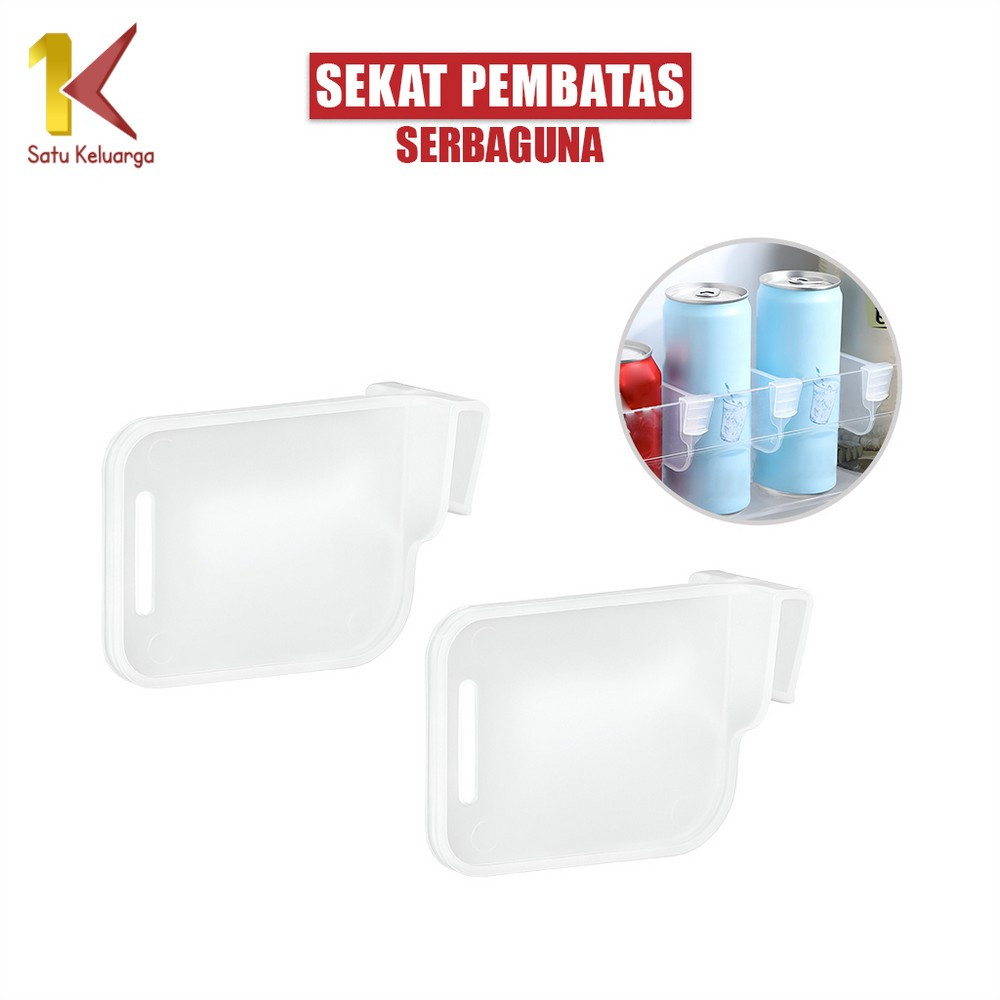 Satu Keluarga Sekat Pembatas Kulkas C1126 Partisi Rak Lemari Refrigerator Divider Sekat Partisi Serb