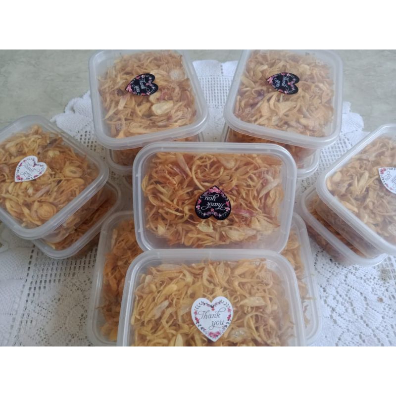 

BAWANG GORENG PREMIUM COCOK JADI CEMILAN DAN TABURAN MAKANAN KEMASAN CUP 200ML