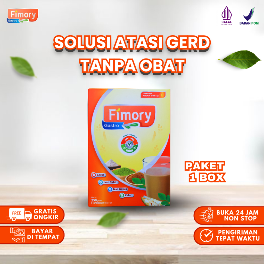 

Fimory Gastro Sereal Umbi Garut Solusi Atasi Gerd Akut - 250gr