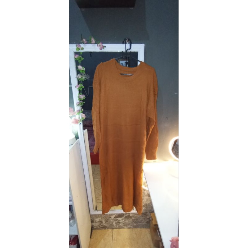 medari long dres /dres rajut /medari long knit