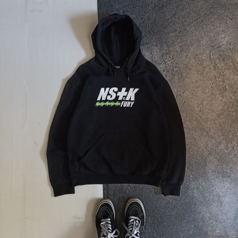 NASTYKICK BIGLOGO HOODIE BLACK