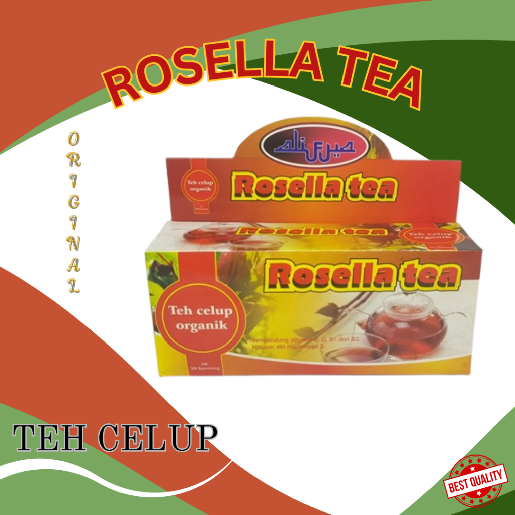 

TEH CELUP ROSELLA ALIFYA 20 SACHET | Membantu menurunkan tekanan darah tinggi kolesterol batuk panas