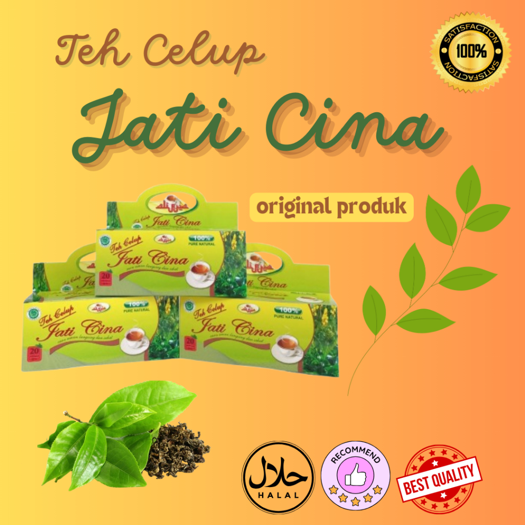 

TEH CELUP JATI CINA ALIFYA ISI 20 SACHET/TEH DAUN JATI CINA CELUP/TEH PELANGSING