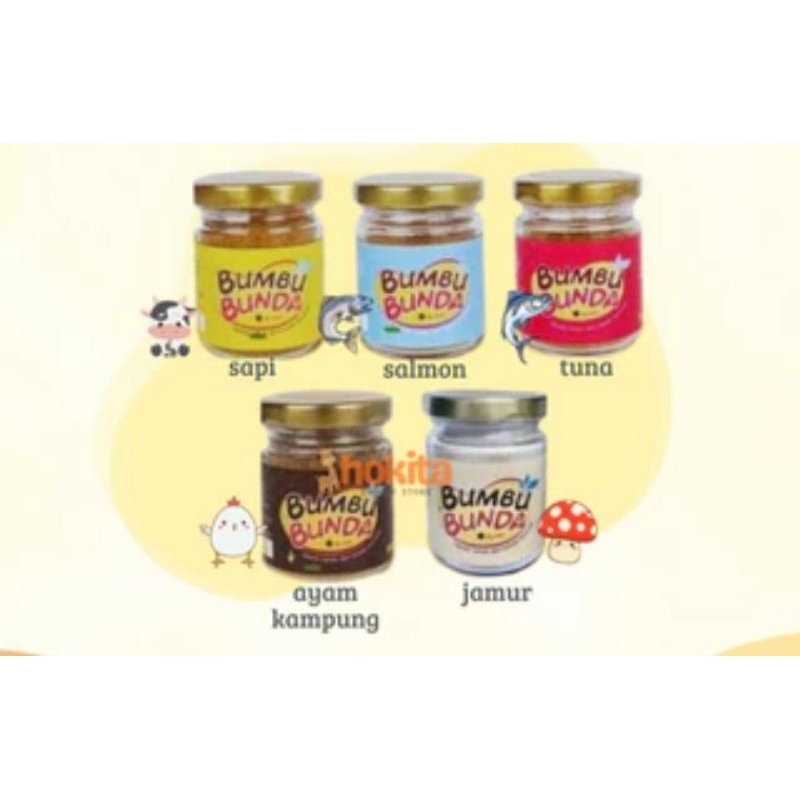 

Bumbu Bunda Elia Bumbu Masak Oriental 50gr Non MSG, Bumbu MPASI Halal