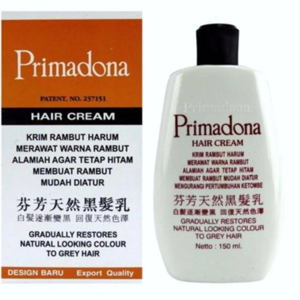 Primadona Hair Cream 150ml / Krim Rambut Primadona