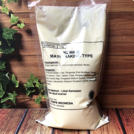 

RB22 Kewpie Sauce Mayo Saus Mayonaise Baking Type 1 Ltr Asli Distributor Resmi