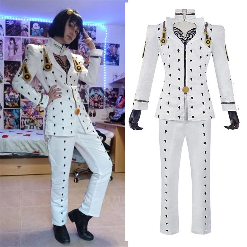 Bruno Bucciarati Cosplay Jojo Bizarre Adventure Women Man Golden Wind Jojo Cosplay Costume Man Hallo