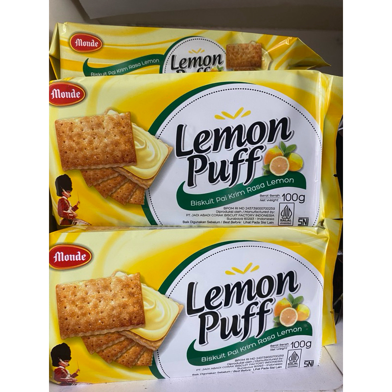 

Monde Lemon Puff 100 gram