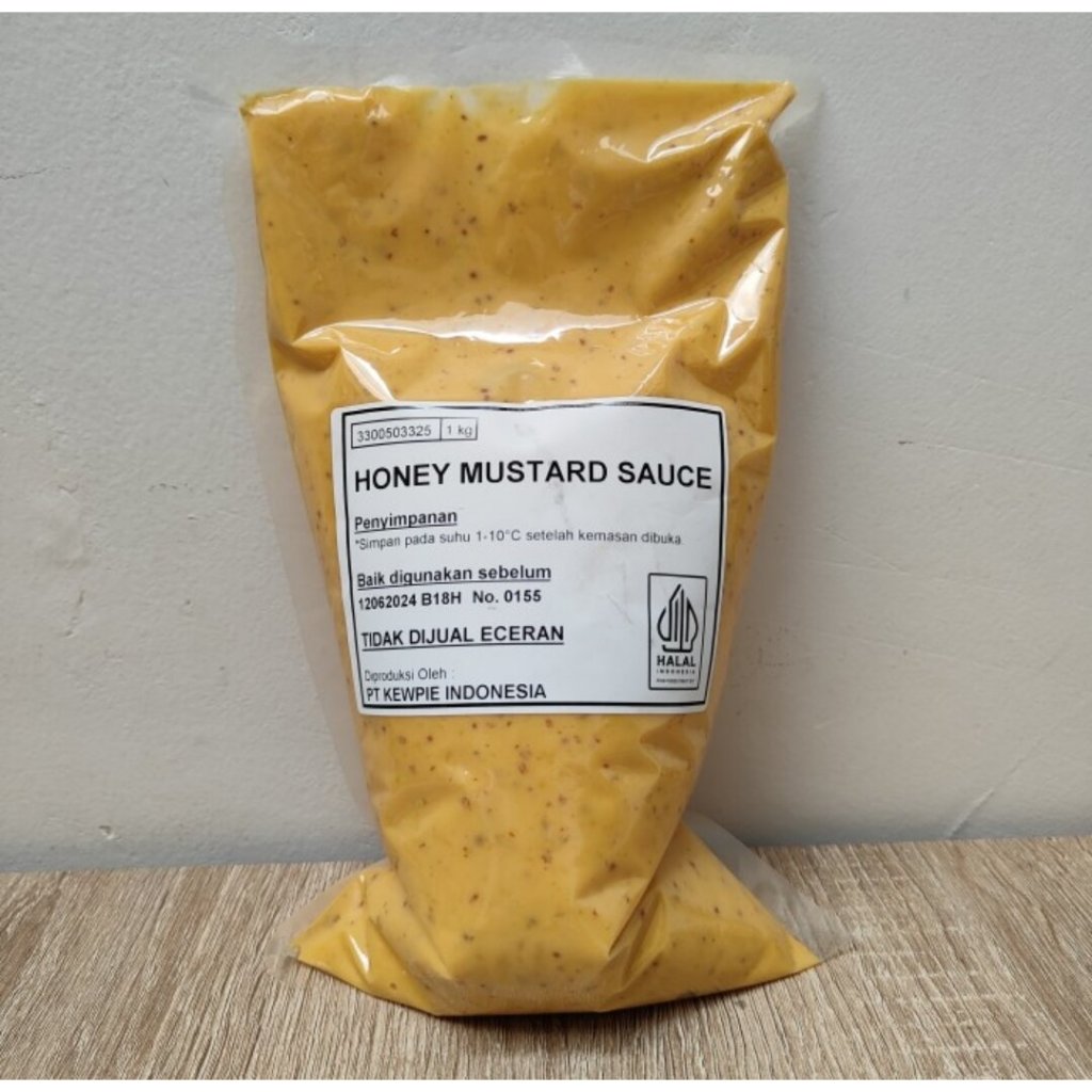 

KEWPIE honey mustard sauce 1 kg saus mustard madu asli distributor halal