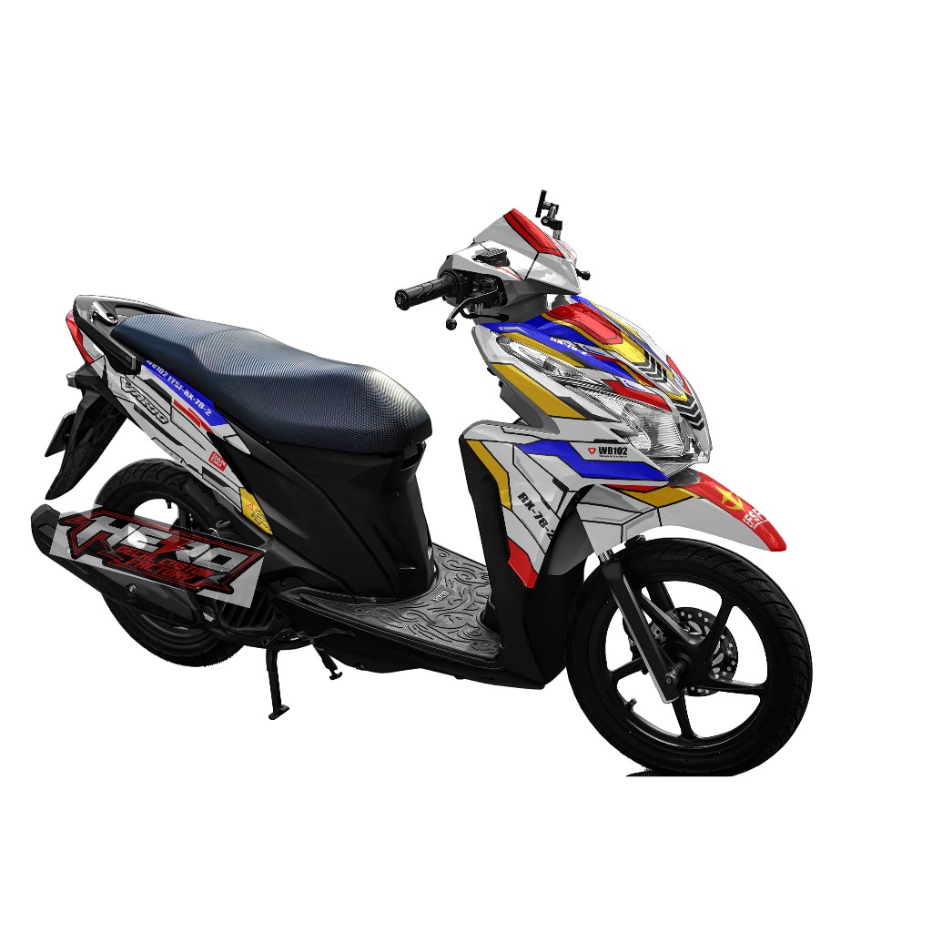 TERBARU DECAL HONDA VARIO 125 BOHLAM GUNDAM EDITION - DECAL FULL BODY HONDA VARIO 125 BOHLAM GUNDAM 