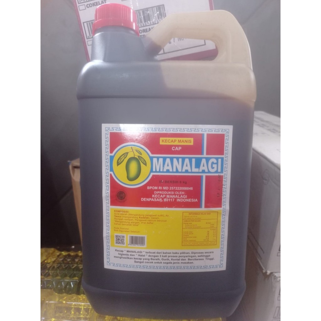 

Sweet Soysauce Manalagi / Kecap Manis Manalagi - 6 Kg