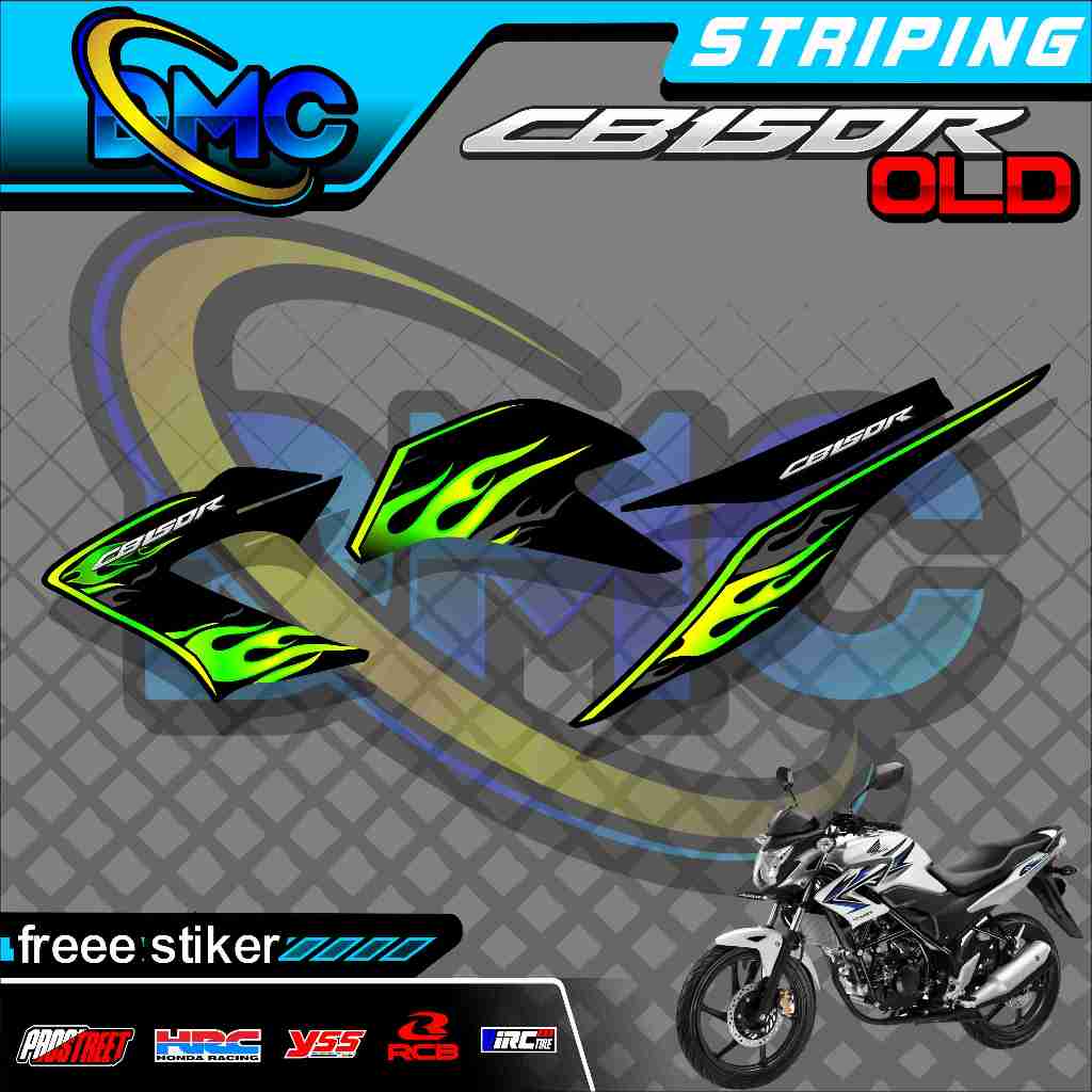 HONDA Stripping CB 150R OLD Full Body Sticker  Variasi HOT FIRE
