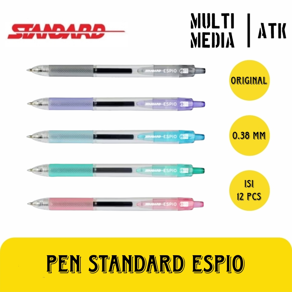 

H7Y PEN STANDARD ESPIO 0.38 GEL BLACK INK