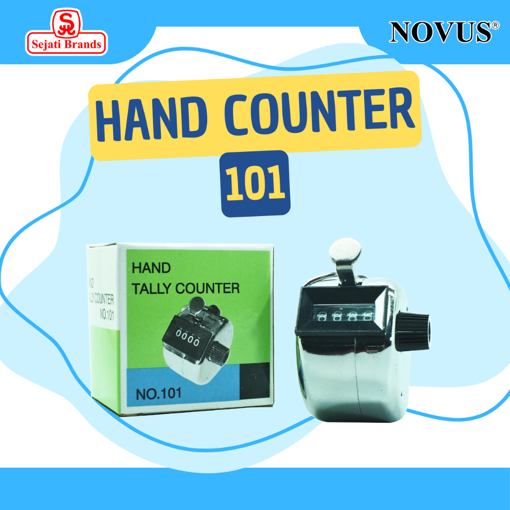 

Novus Hand Counter 101 / 4 Digit Alat Hitung Manual