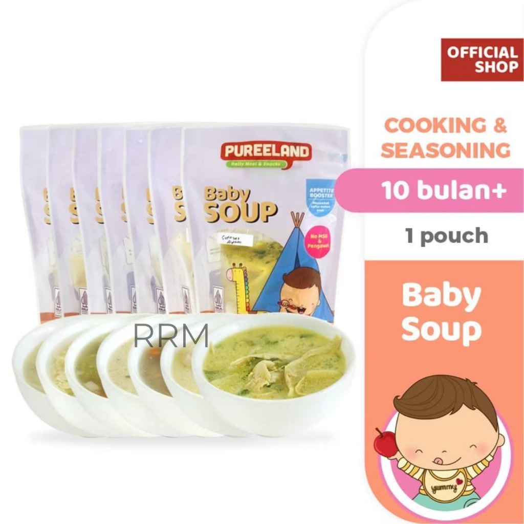 

10+ PUREELAND BABY SOUP KUAH MPASI ANAK 150ML FROZEN MPASI