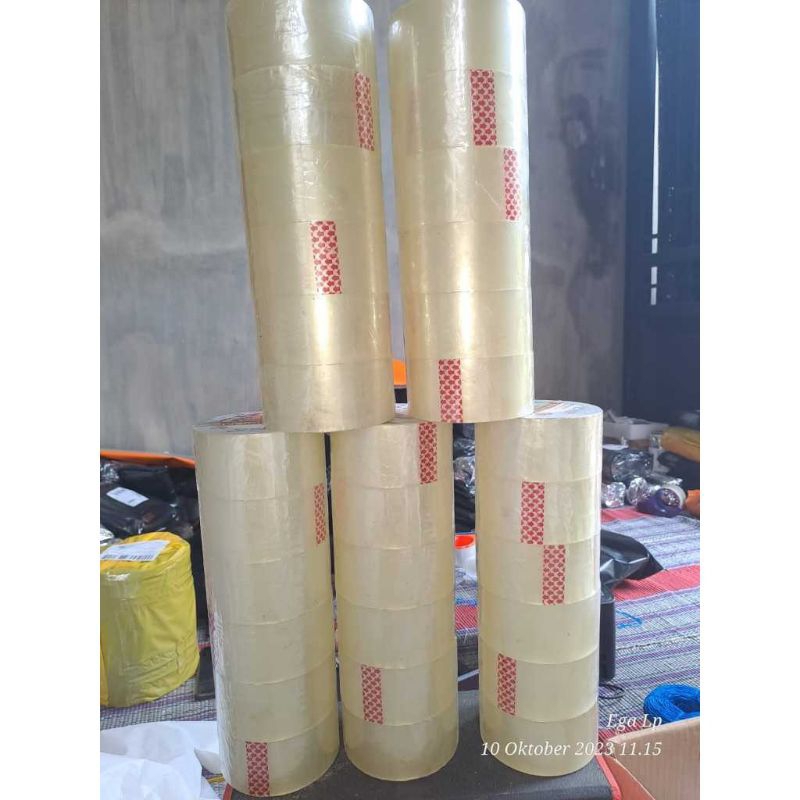 

Lakban Bening 45 MM x 100 Yard !!! 1 SLOP ISI 6