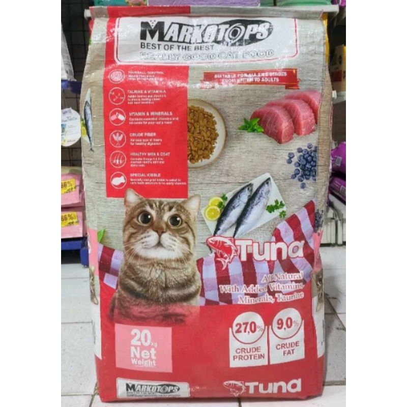 (EXPEDISI) MARKOTOPS ADULT TUNA 20KG