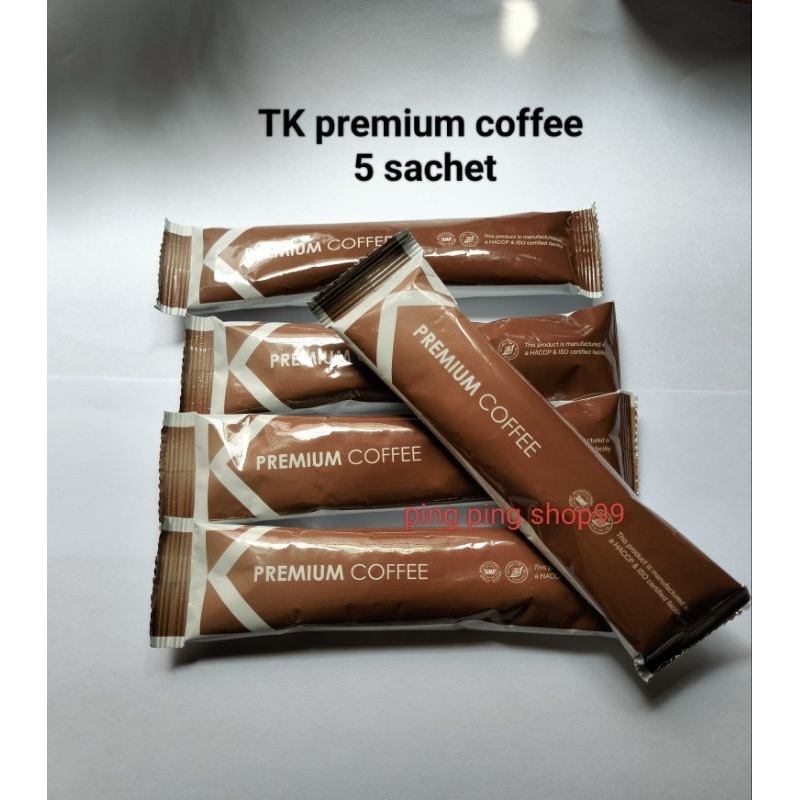 

TK coffee / premium coffee isi 5 sachet kemasan baru vshou coffee / kopi diet