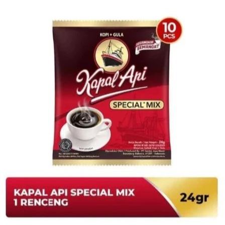 

Kopi Kapal Api Special Mix 1 Renceng(10pcs)