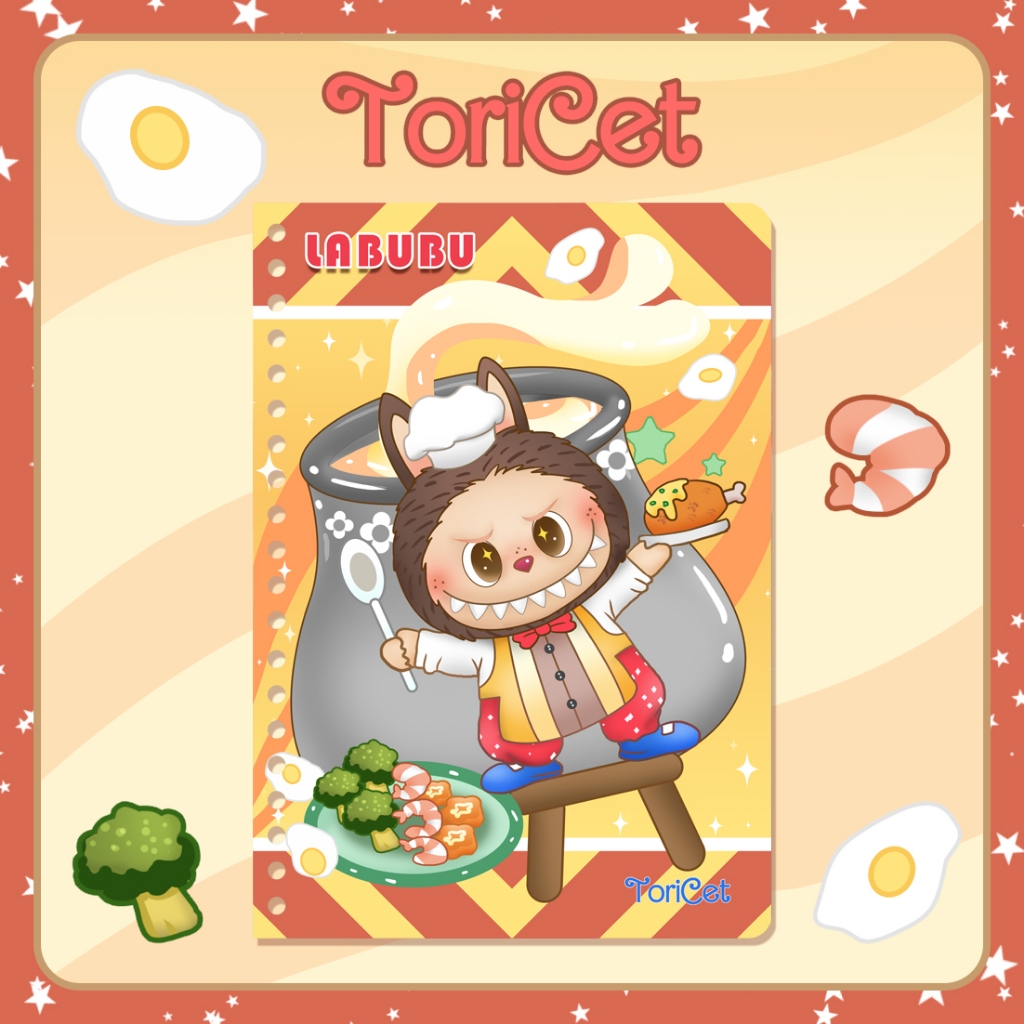 

Loose Leaf / Kertas Binder A5 Toricet Labubu - Chef 02