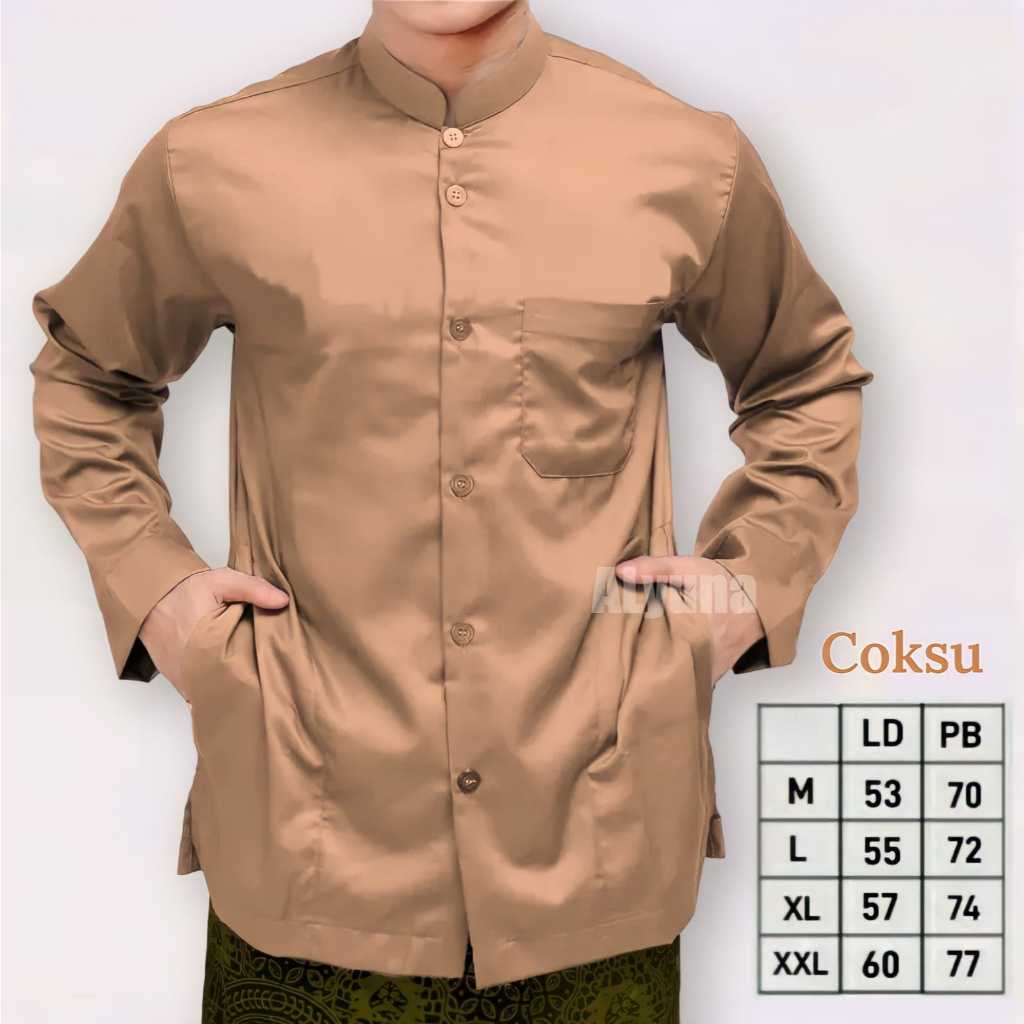 garansi koko haibah lengan panjang saku samping koko hijau botol koko habaib putih polos murah baju