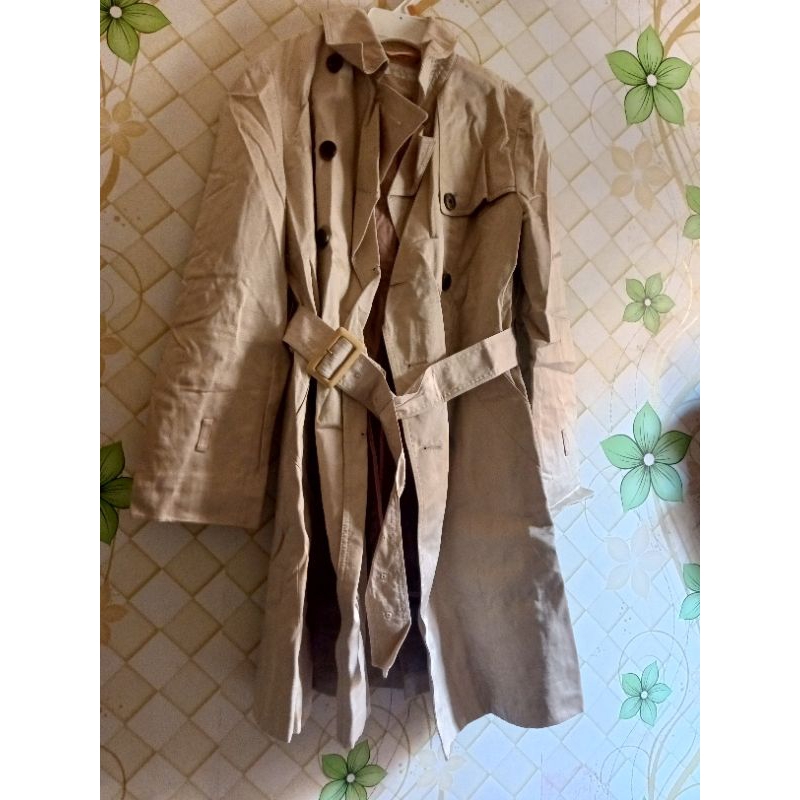 Jaket long coach blezer preloved