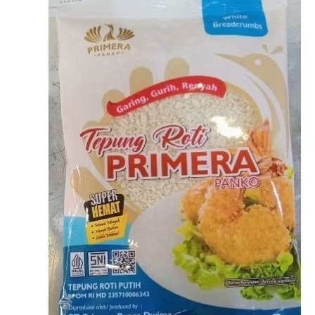 

Primera tepung roti putih 225 g