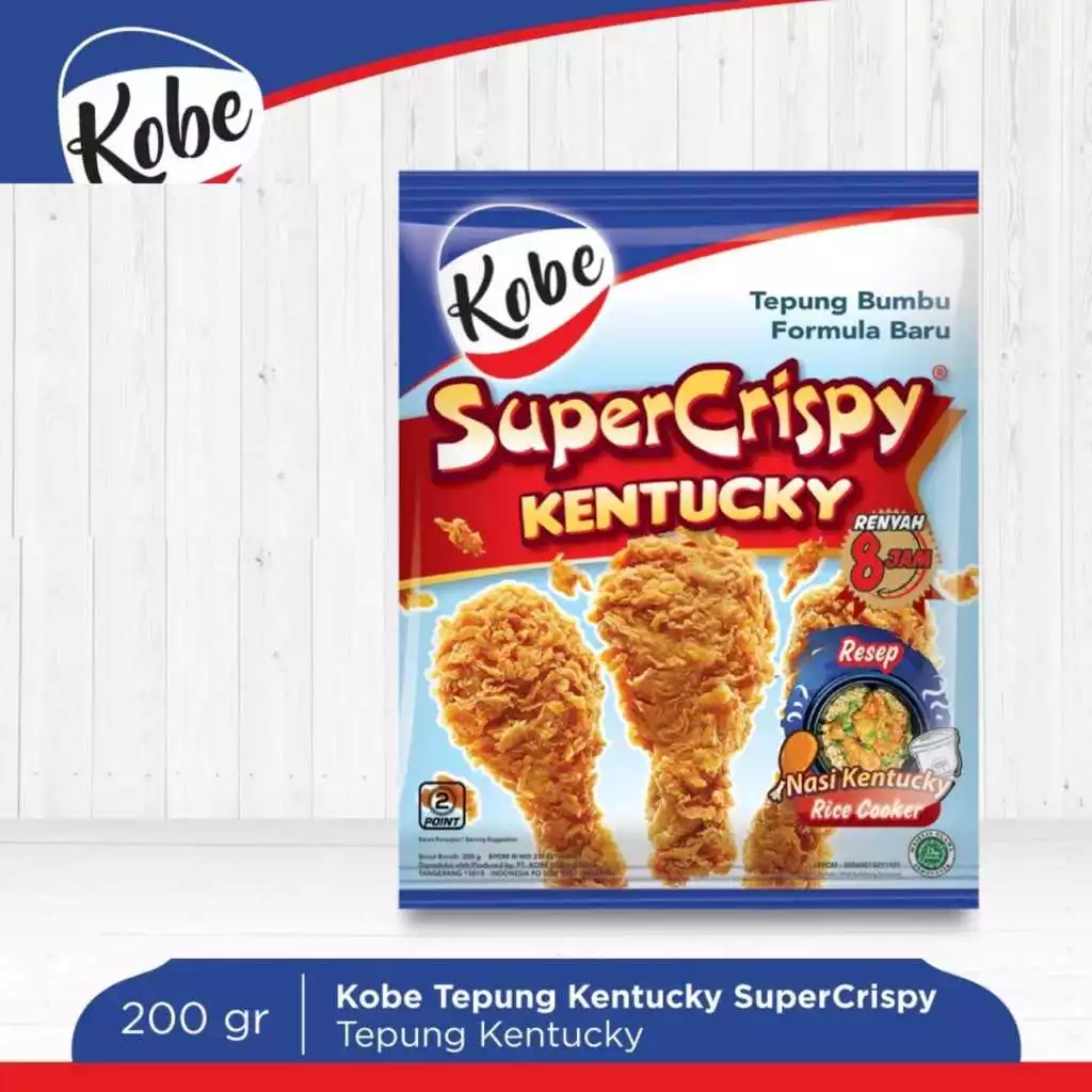 

KOBE TEPUNG BUMBU KENTUCKY SUPER CRISPY