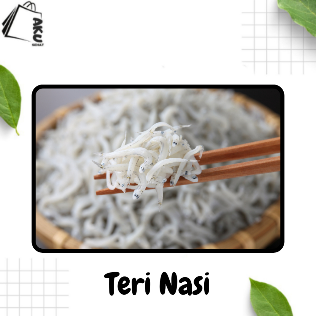 

Ikan Teri Nasi Segar / teri nasi mentah(anchovies) / 500gram / segar beku / termurah sejawa timur