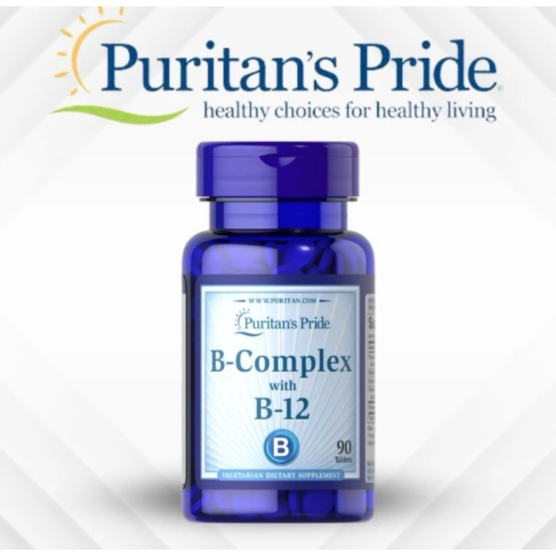 puritan’s puritan puritans pride vitamin b complex b12 90