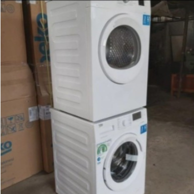 Mesin Dryer Beko 8kg Gas & Washer Beko 9kg