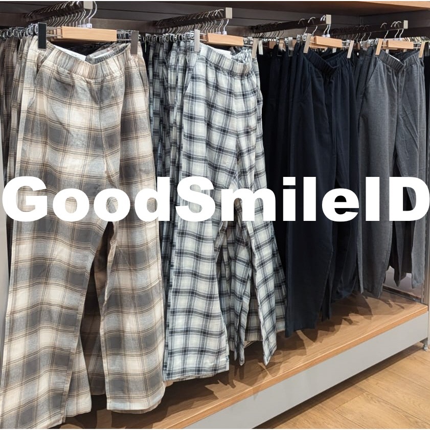 SALE Women Celana Panjang Flannel Wanita Santai Piyama Tidur Cewek JASTIP UNIQLO