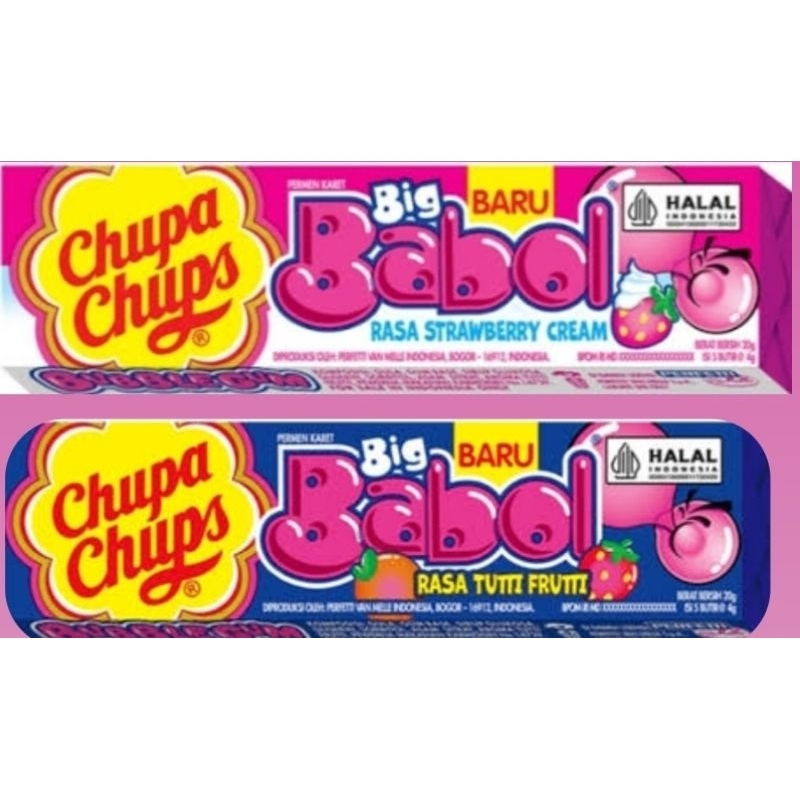 

Chupa Chups Big Babol Permen Karet Stik 20 gram