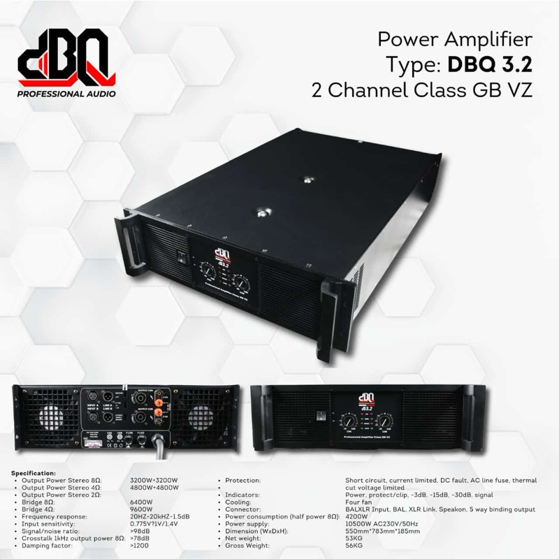 Power Amplifier DBQ 3.2 Class GB VZ
