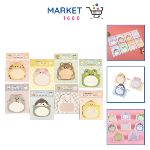 

Marekt1688 Sticky Notes Motif Hewan Tempelan Kertas Catatan Memo Note Karakter Binatang Binatang Mini Book Karakter Animal Lucu